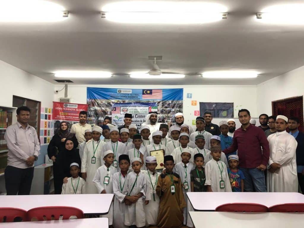 مدرسة لأطفال لاجئي الروهنغيا في ماليزيا تستقطب اهتمام المسؤولين