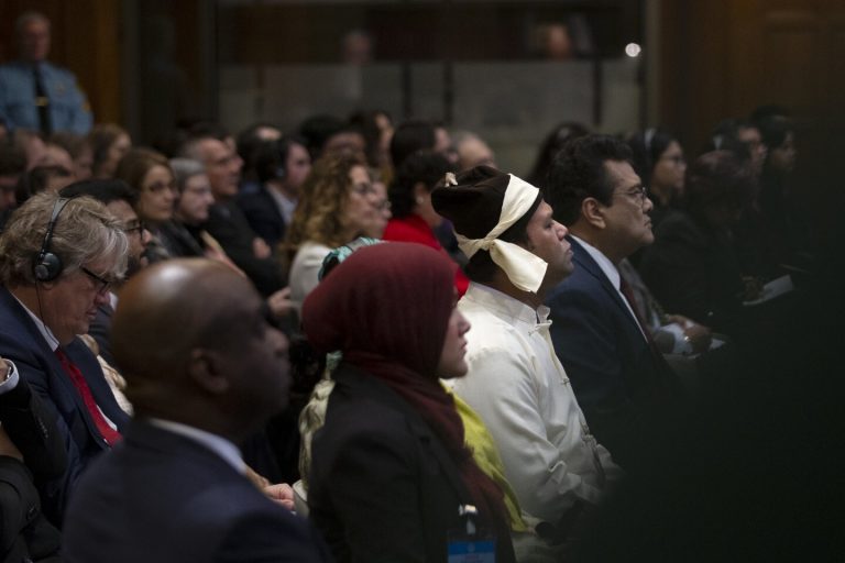 قيادات الروهنغيا يشهدون الحكم التاريخي لمحكمة العدل الدولية