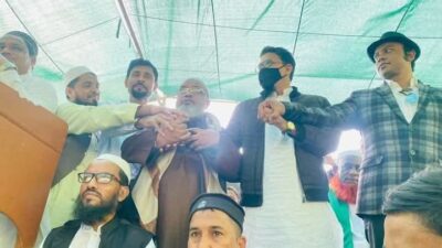 قادة روهنجيون خلال فعالية في مخيمات بنغلادش للدعوة لوحدة الروهينجا وعودتهم لوطنهم في 25-12-2024 (صورة: مواقع التواصل الاجتماعي) 