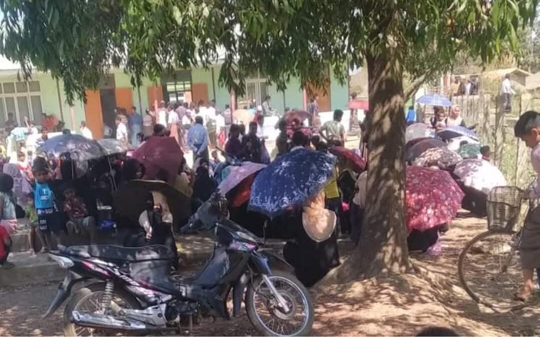 إخضاع أعداد كبيرة من الروهينجا إلى "عمليات تفتيش العائلات" في ولاية أراكان في 2022 (صورة: الإنترنت)
