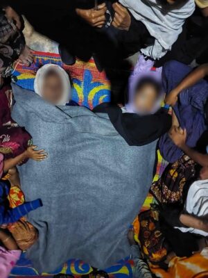 وفاة غامضة للاجئة روهنجية وابنتها في مخيمات بنغلادش 1 جثمانا اللاجئة الروهنجية "مونتاز" وابنتها جبيدة، 14-1-2025 (صورة: ANA)