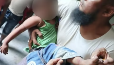 إصابة 4 أشخاص جراء حادثي انفجار ألغام في أراكان 2 طفل مصاب جراء انفجار لغم في بلدة "مونغدو" (صورة: Narinjara)