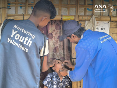 إطلاق حملة تطعيم ثانية لحماية أطفال الروهينجا من الكوليرا بمخيمات بنغلادش