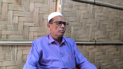 رئيس جمعية روهينجا أراكان للسلام وحقوق الإنسان محمد الزبير (صورة: ANA)