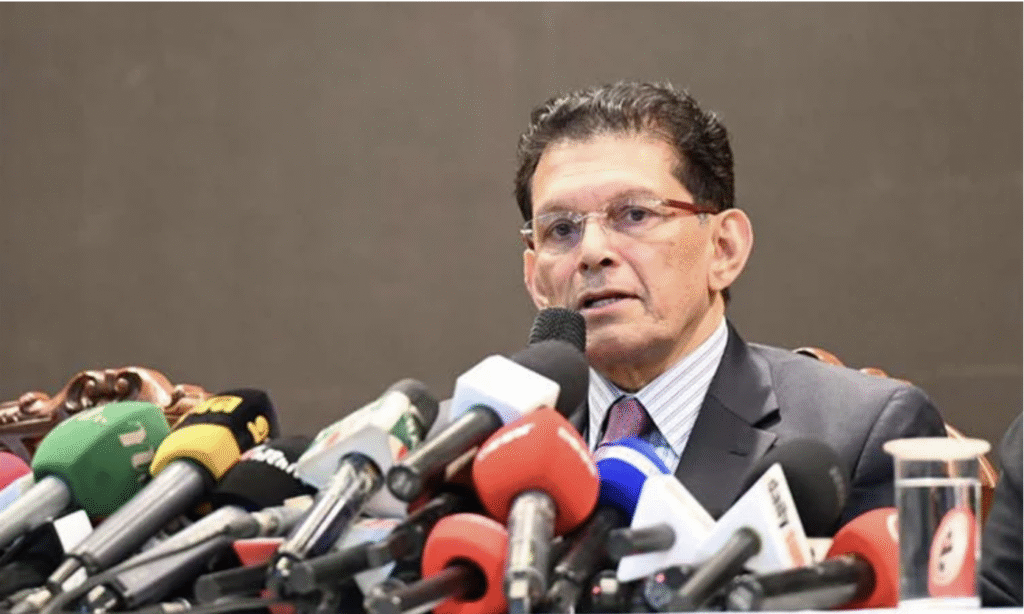 مندوب بنغلادش السامي لقضايا الروهينجا خليل الرحمن خلال المؤتمر الصحفي 21-5-2025 (صورة: BSS)