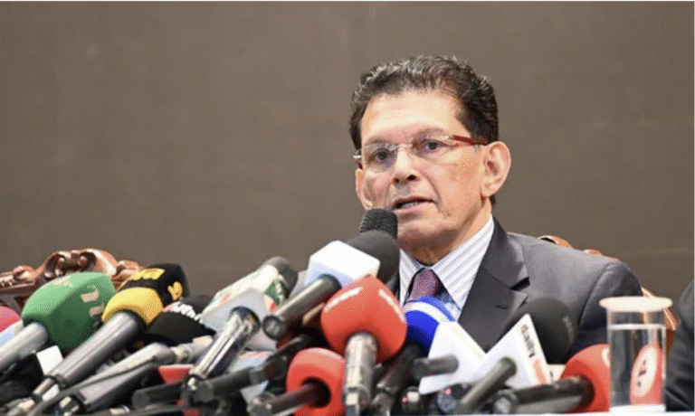 مندوب بنغلادش السامي لقضايا الروهينجا خليل الرحمن خلال المؤتمر الصحفي 21-5-2025 (صورة: BSS)