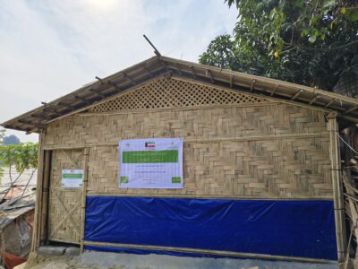 الهيئة الخيرية الإسلامية توفر مساكن لأكثر من ألف روهنجي بمخيمات بنغلادش 2 نموذج المساكن التي وفرتها الهيئة الخيرية الإسلامية العالمية للروهينجا بمخيمات بنغلادش (صورة: الهيئة)