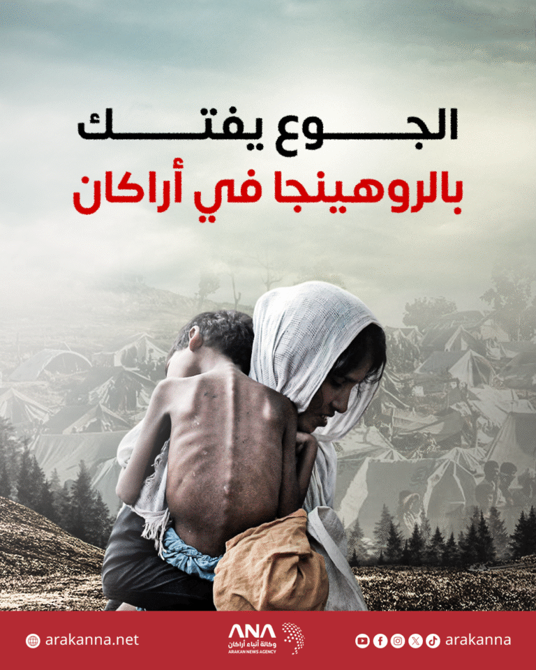 الجوع يفتك بالروهينجا في أراكان
