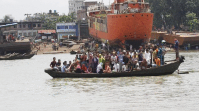 غرق قارب يقل العشرات في بنغلادش يودي بحياة شخصين بينهم امرأة من الروهينجا (صورة: AZER NEWS)