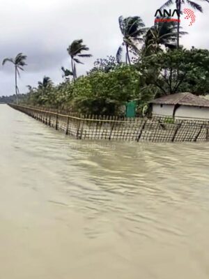 أراكان: فيضانات تجتاح مونغدو وتدمر الحقول الزراعية وقرى الروهينجا