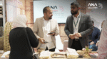 التعريف بأنشطة جمعية أراكان الإنسانية بجناحها في المعرض (صورة: ANA)