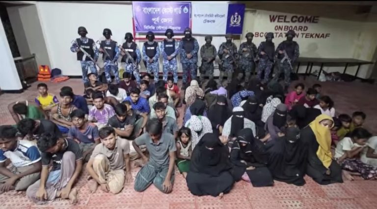 إنقاذ 66 روهنجيا خلال محاولة تهريب عبر البحر من بنغلادش إلى ماليزيا