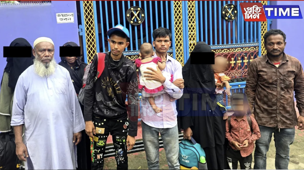اللاجئين الروهينجا المحتجزين لدى السلطات الهندية (صورة: Time)