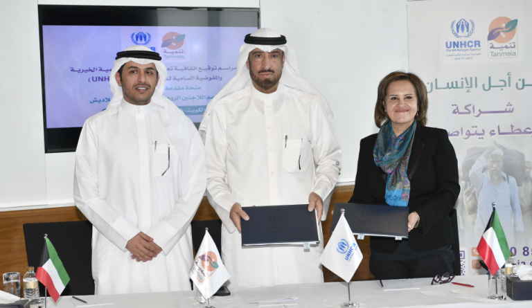 جمعية تنمية الكويتية توقع اتفاقية مع مفوضية اللاجئين لدعم الروهينجا في بنغلادش