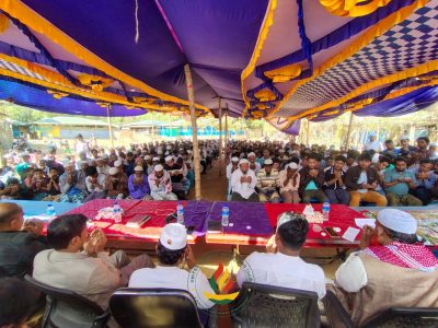 المجلس الموحد للروهانج ينظم تجمعاً جماهيرياً في مخيم 21 لتعزيز وحدة الروهينجا 1 المجلس الموحد للروهانج ينظم تجمعاً جماهيرياً في مخيم 21 لتعزيز وحدة الروهينجا