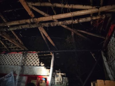 اندلاع حريق في مركز دعم الأطفال والمراهقين بمخيم الروهينجا في كوكس بازار