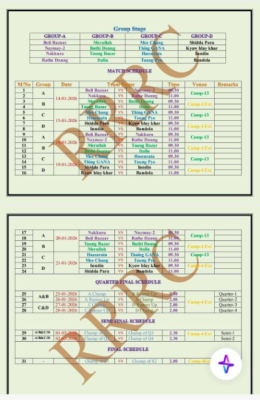 انطلاق دوري كرة القدم للروهينجا بمخيم أوخيا في بنغلادش