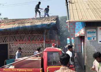 تعرض مخيم "كوتوبالونغ" في بنغلاديش لحريق دون تسجيل إصابات