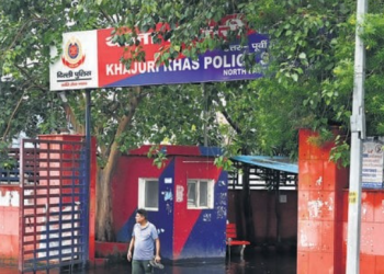 مركز شرطة في نيودلهي حيث ألقي القبض على 4 مشتبه بهم في مقتل طفل روهنجي (صورة: أرشيفية من الإنترنت)