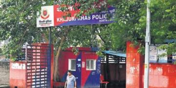 مركز شرطة في نيودلهي حيث ألقي القبض على 4 مشتبه بهم في مقتل طفل روهنجي (صورة: أرشيفية من الإنترنت)