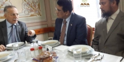 د. وقار الدين يلتقي بأوغلو في تركيا