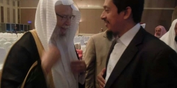 رئيس المؤتمر العام لـ (ARU) يلتقي باﻷمين العام لرابطة العالم اﻹسلامي الدكتور عبدالله التركي