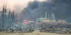البوذيون يحرقون 17 مسجداً ويوصلون إبادة المسلمين الروهينجا