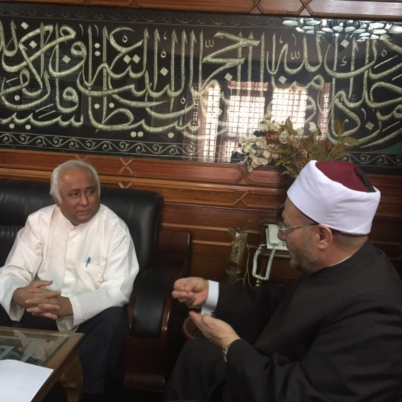 "علام" يبدي استعداد الإفتاء على تدريب العلماء من مسلمي بورما